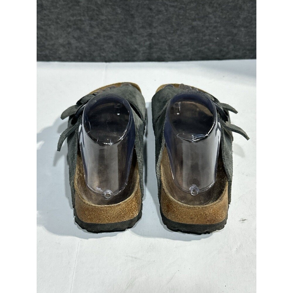 Birkenstock Betula Arizona Sandal Women Dark Grey Suede Leather  Size 38 Narrow - Picture 5 of 10